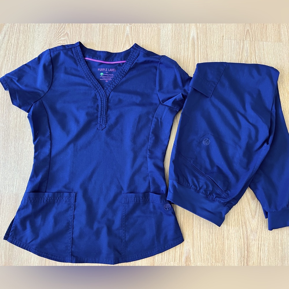 Purple Label Jogger Scrub Set